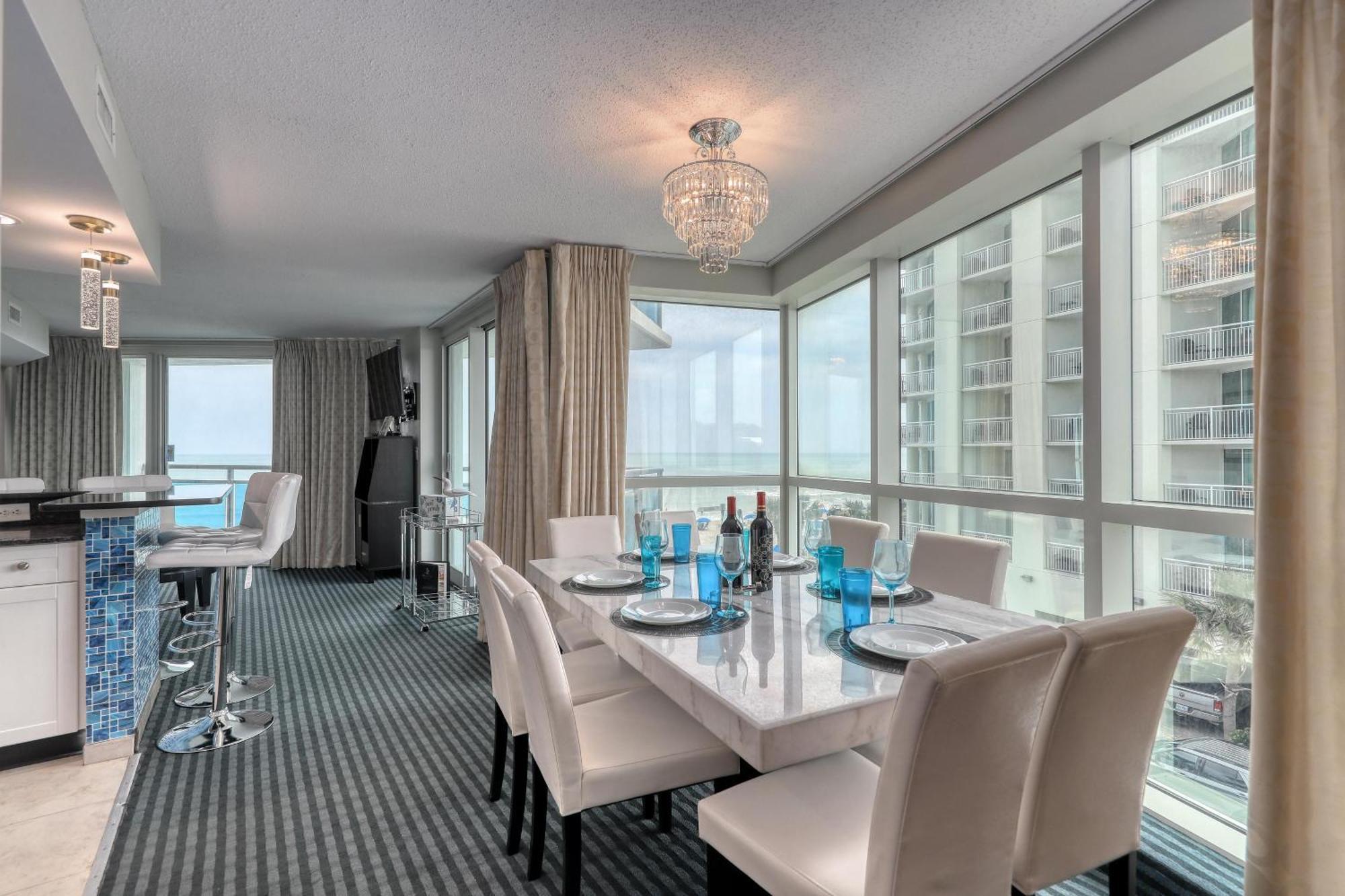 Вилла 107 S Ocean Blvd, 0308 - Ocean Front Sleeps 6 Миртл-Бич Экстерьер фото